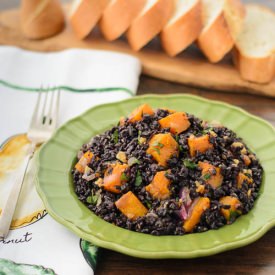 Black Rice with Butternut Squash