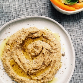 White Bean & Roasted Eggplant Dip