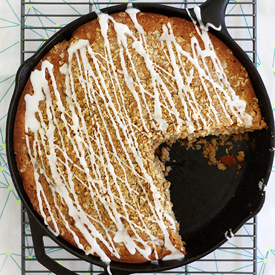 Apple Crisp Skillet Muffin Bread