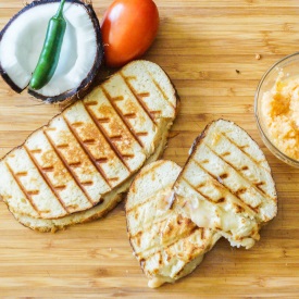 Grilled Cheese with Tomato Coconut