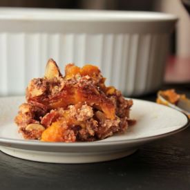 Maple Garlic Pumpkin Crumble