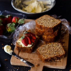 Vegan Hummingbird Pound Cake