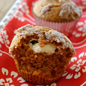 Pumpkin Cupcakes with Cream Cheese