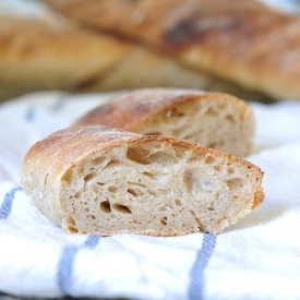 Spelt Sourdough Baguettes