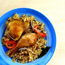 Pressure Cooker Chicken and Rice