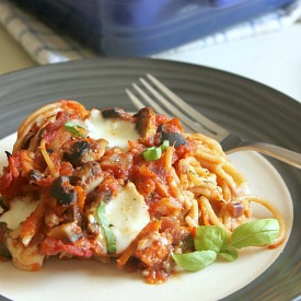 Spaghetti and Meatballs Casserole