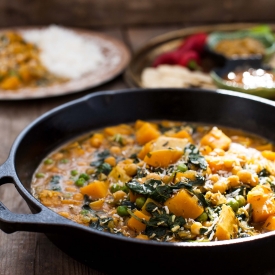 Chickpea and Butternut Squash Curry