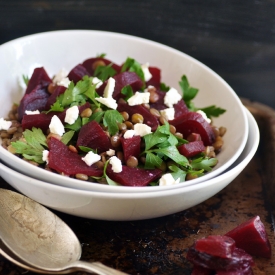 Beetroot and Lentil Salad