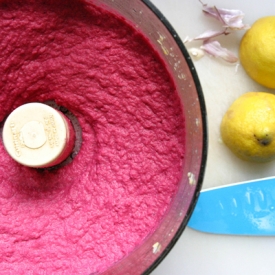 Healthier Beet Hummus