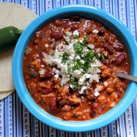 Roasted Poblano Pepper Chili