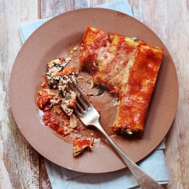 Cannelloni with Ricotta and Spinach