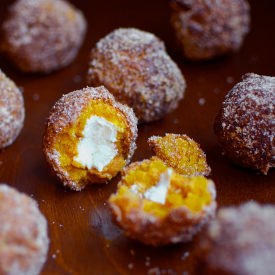 Pumpkin Doughnut Holes