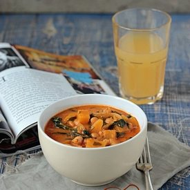 Spinach and Sweet Potato Curry