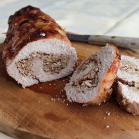 Apple Stuffed Pork Loin Roast