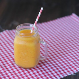 Mango Peach Coconut Water Smoothie