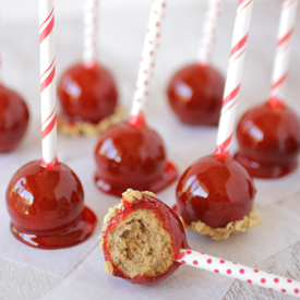 Candy Apple Cake Pops