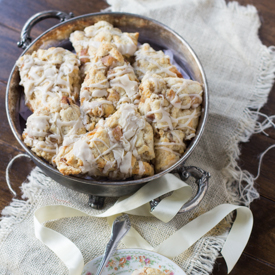 Brown Butter Glazed Apple Pie Scone