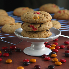 Soft & Chewy M&M Cookies