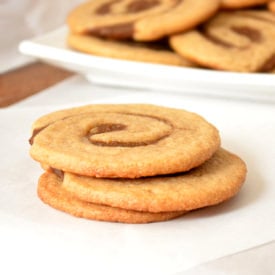 Pumpkin Pinwheel Cookies