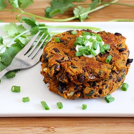 Sweet Potato Black Bean Cakes