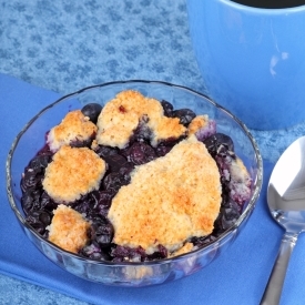 Gluten Free Blueberry Cobbler