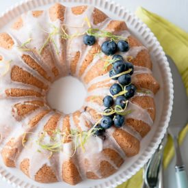 Citrus Blueberry Thyme Cake