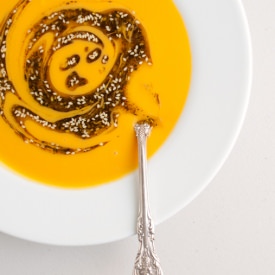 Sweet Potato Soup with Za’atar Oil