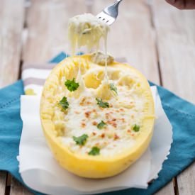 Spaghetti Squash Alfredo