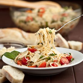 Bruschetta Tomato Basil Pasta