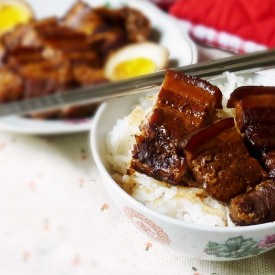 Asian Braised Pork Belly Rice