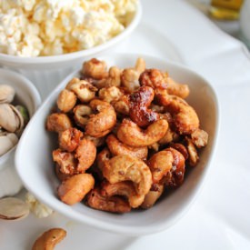 Orange Spiced Cashews