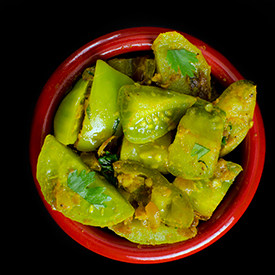 Curried Green Tomatoes