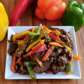 Adobo Peppered Steak