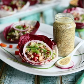 Quinoa Radicchio Wraps