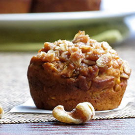 Healthy Oatmeal Pumpkin Muffins