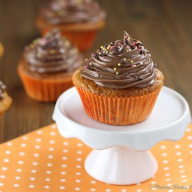 Carrot Cupcakes with Chocolate