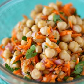 Warm Chickpea Salad