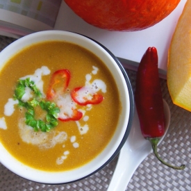 Asian Style Butternut Squash Soup