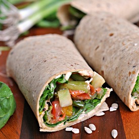 Crunchy Veggie Wraps