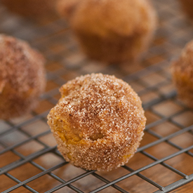 Mini Pumpkin Donut Muffins