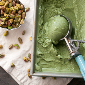 Pistachio Gelato & GF Cones