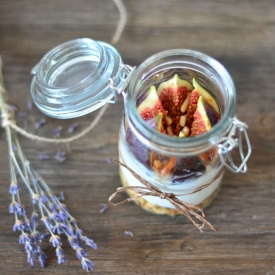 Lavender Honey-Caramelized Figs