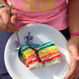 Rainbow Cake