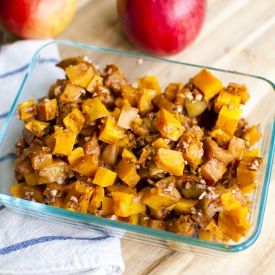 Maple Roasted Apples and Butternut