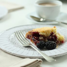 Blackberry & Coconut Squares