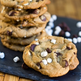 Brown Butter S’mores Cookies