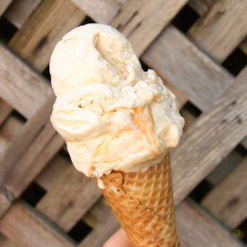 Salted Caramel Swirl Ice Cream