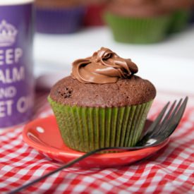 Nutella Frosted Cupcake