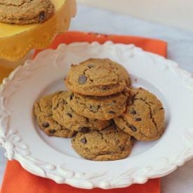 Paleo Pumpkin Chocolate Chip Cookie