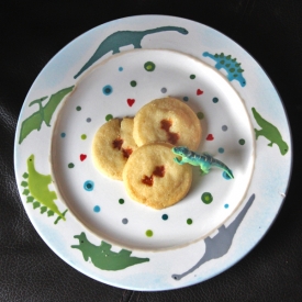 Parmesan Dinosaur Biscuits